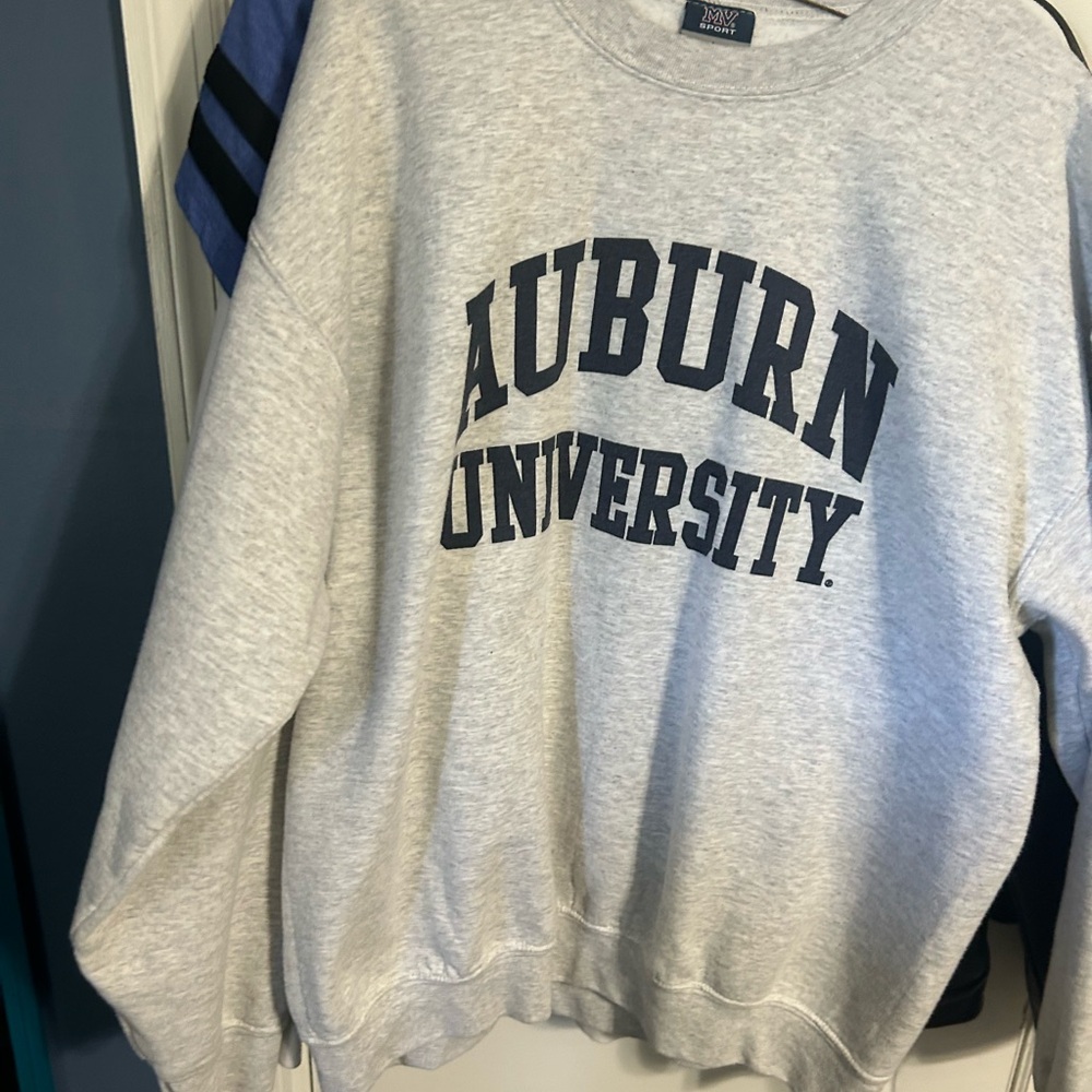 MV Sport Light Gray Crewneck Sweatshirt